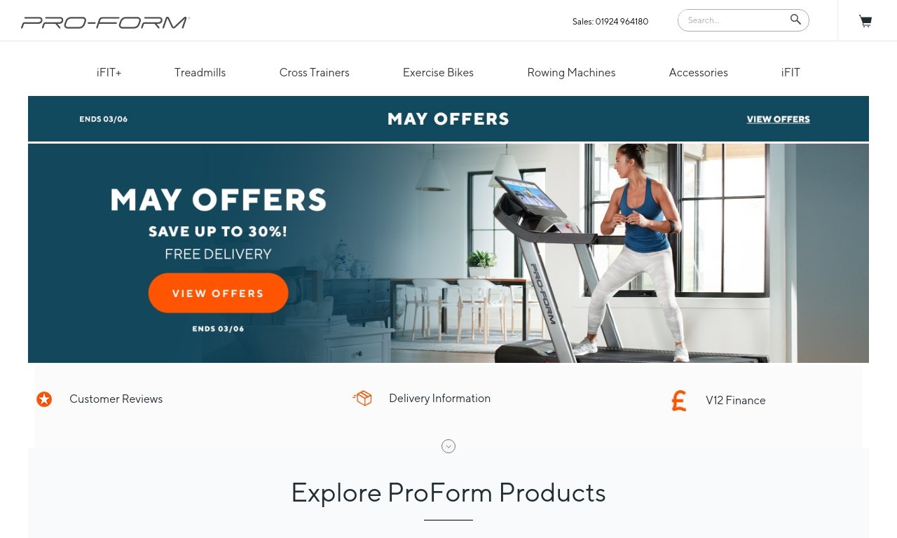 Proform fitness.co.uk