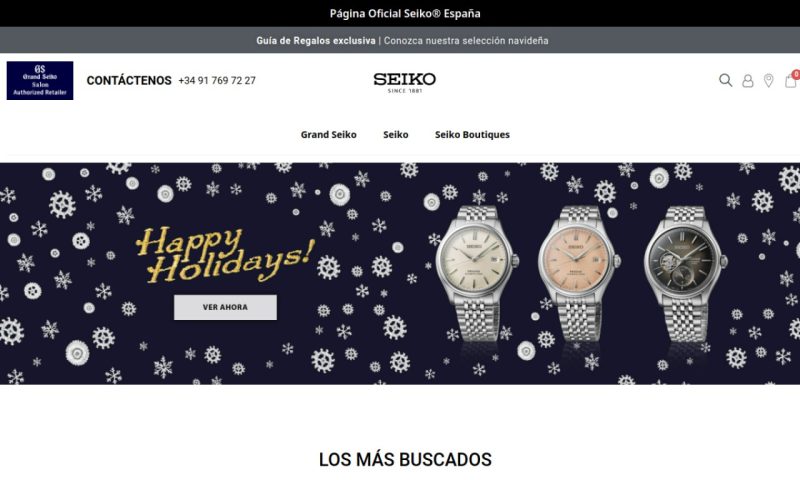 Seiko watches Spain