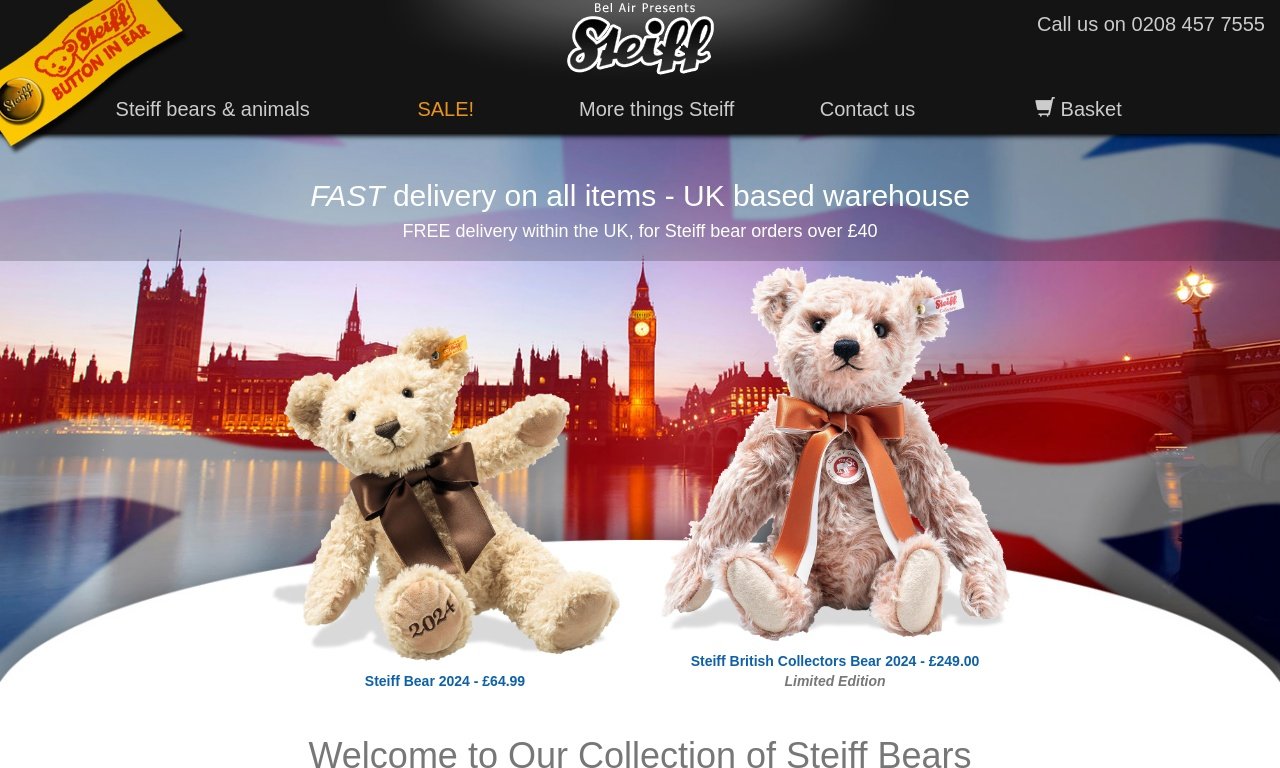 Steiff teddy bears