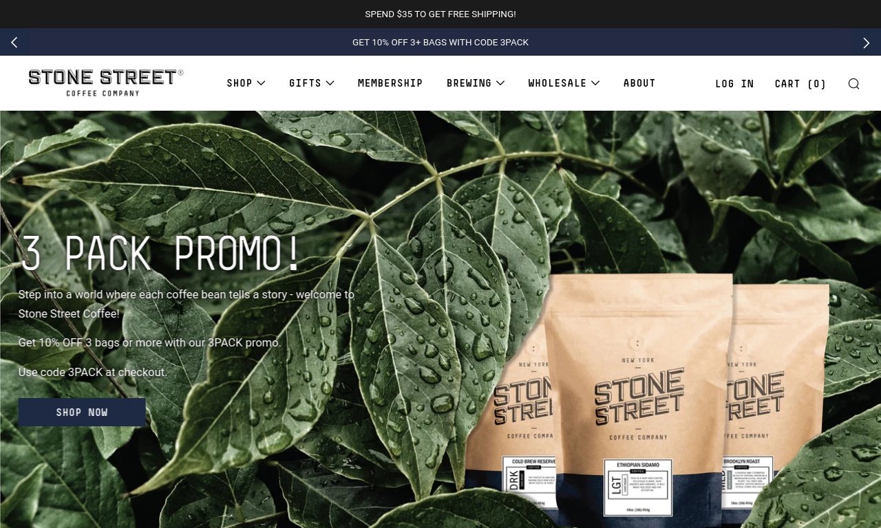 Stone street coffee.com