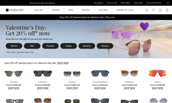 Sunglass Hut.com