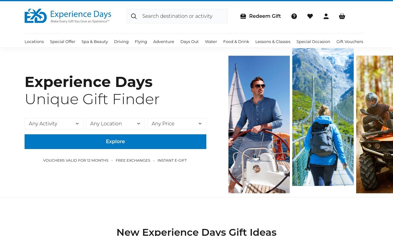 Experience days.co.uk