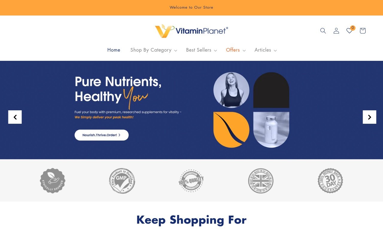 Vitamin Planet.co.uk