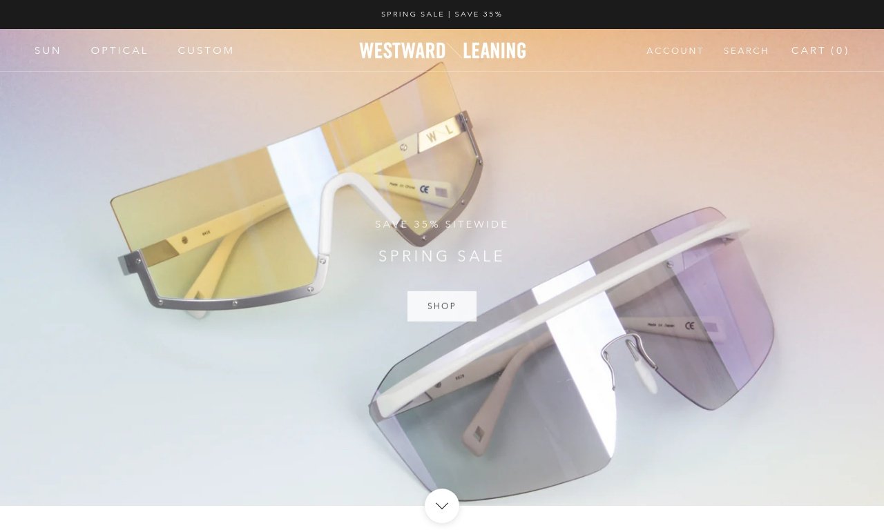 Westward Leaning Sunglasses