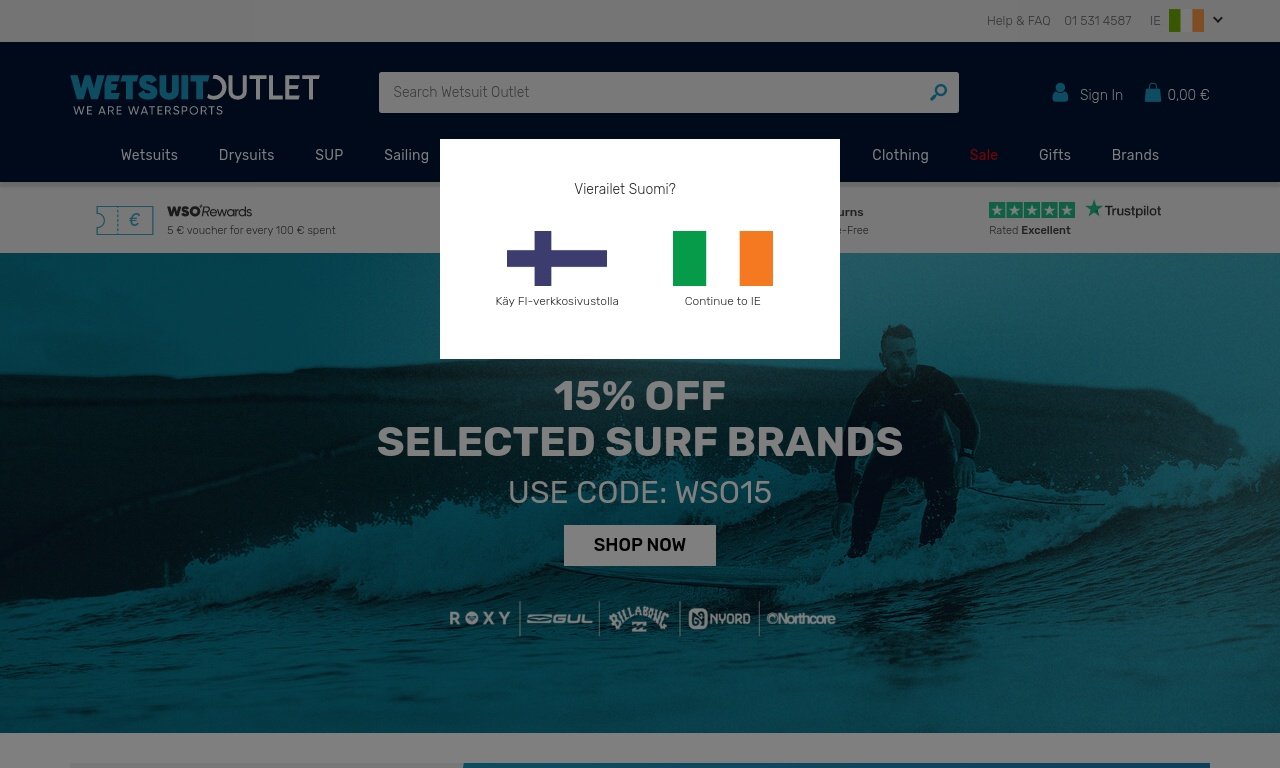Wetsuit outlet.ie