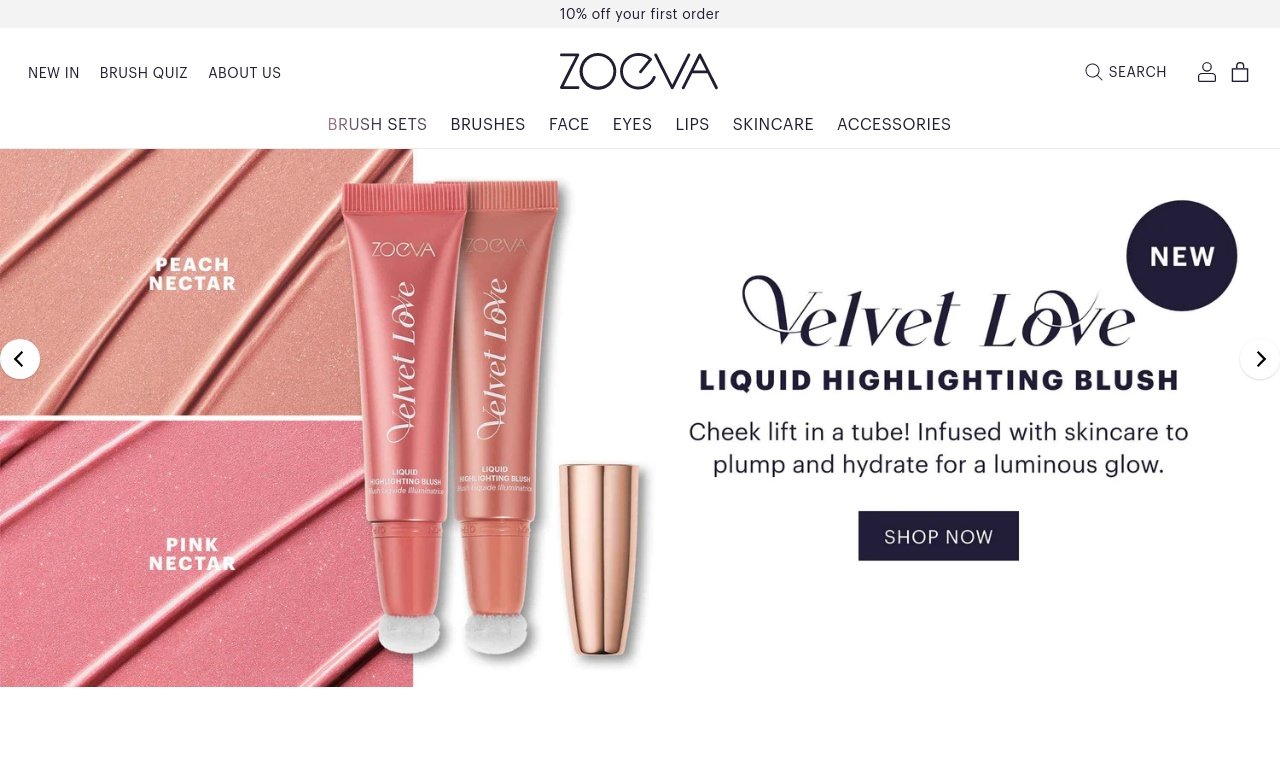 Zoeva Cosmetics.com