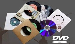 DVD, CD and Vinyl records